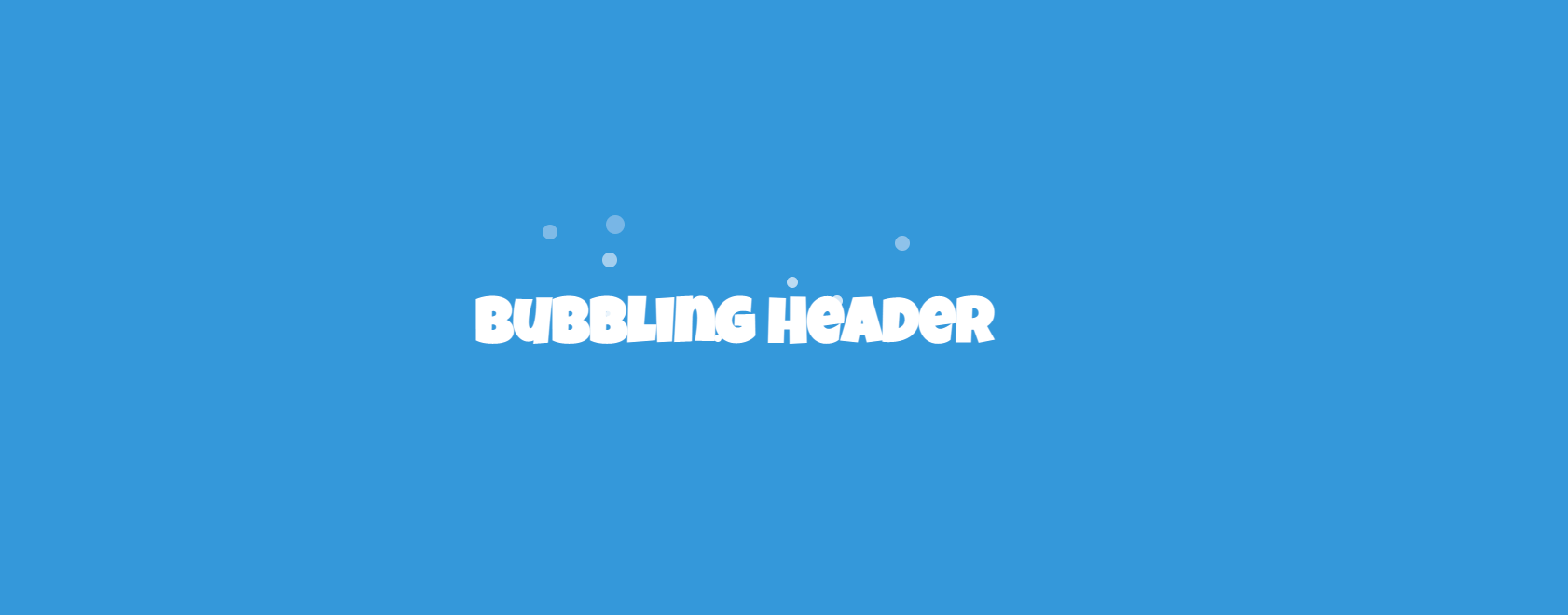 Bubbling Text Jquery
