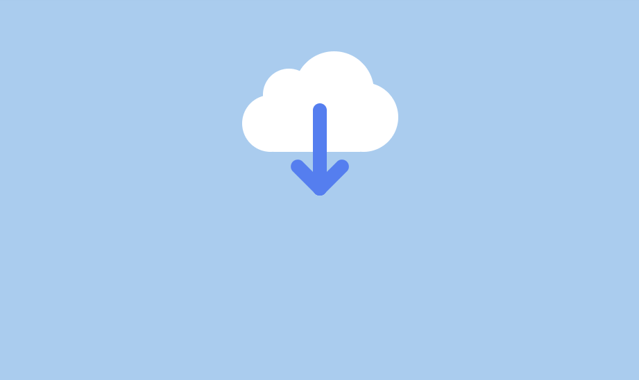 Nút tải xuống Javascript Hình ảnh động trên đám mây