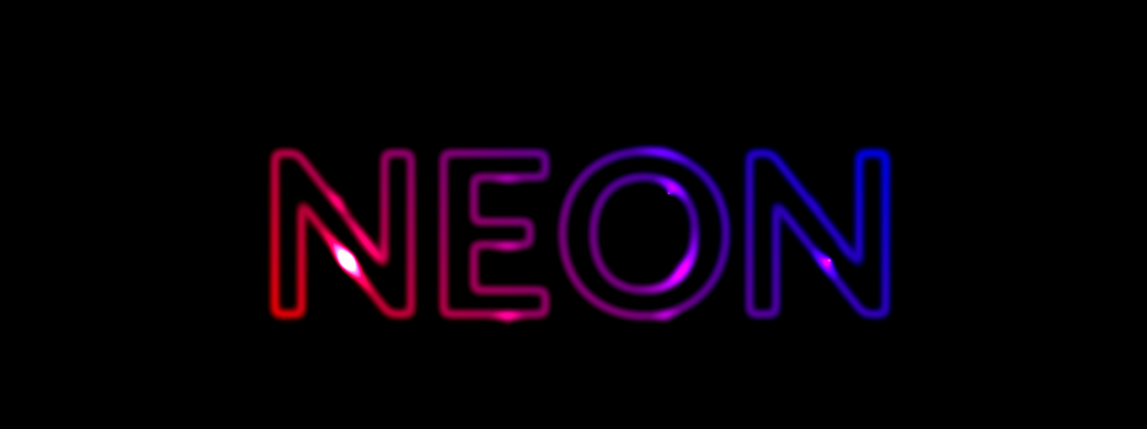 Neon Text Effect CSS